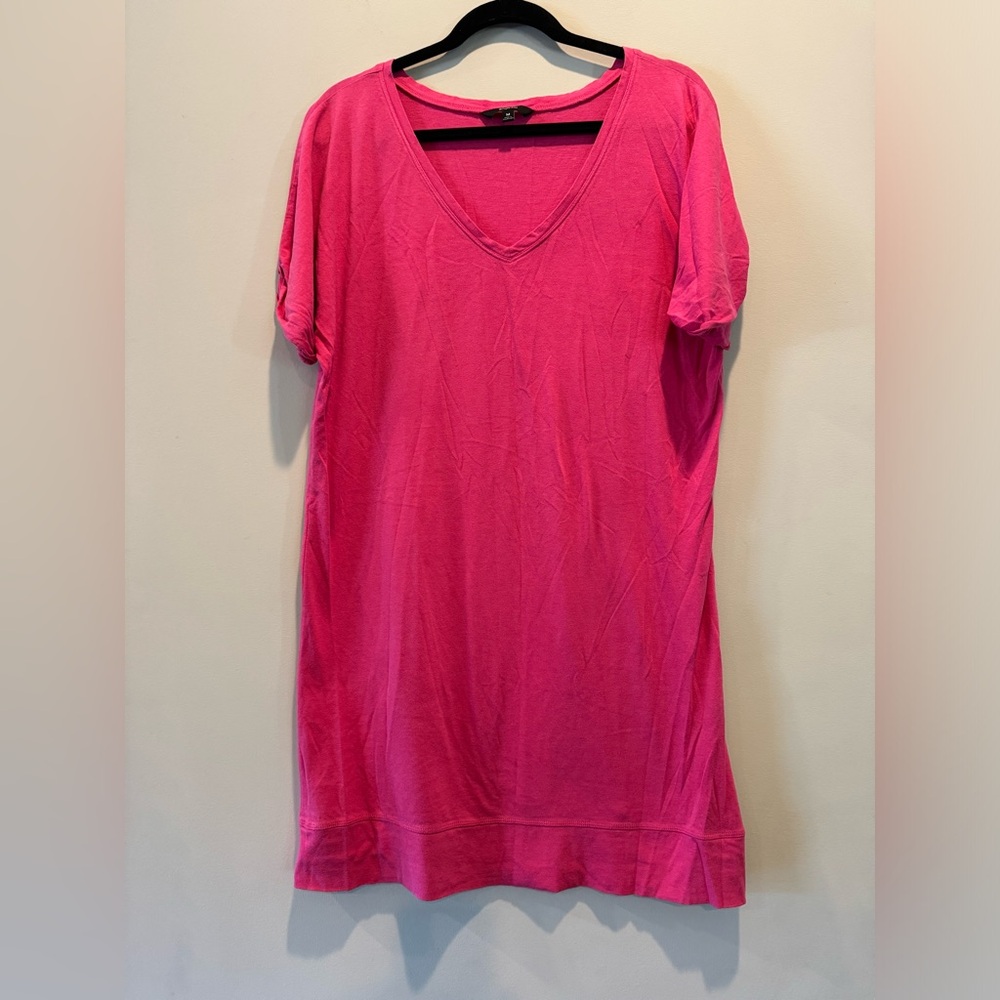 Express coverup short sleeve, fuchsia/hot pink